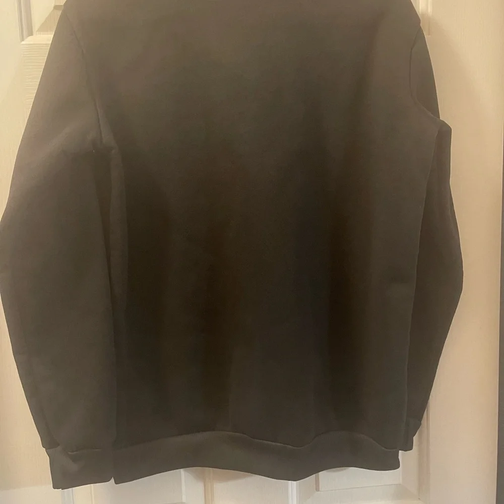 Black Sweatshirt with Red Heart Design - Picture 4 of 9